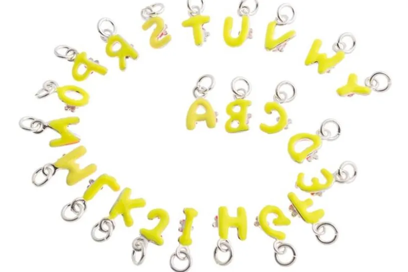 Anhänger Buchstabe Mädchen - 925 Silber
