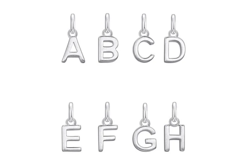 Anhänger Buchstabe SJR - 925 Silber