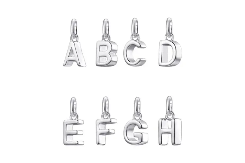 Anhänger Buchstabe SJR - 925 Silber