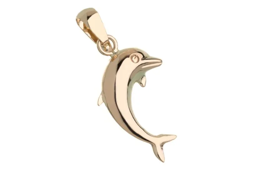 Anhänger Delphin - 585 Gelbgold JLG585Delphin