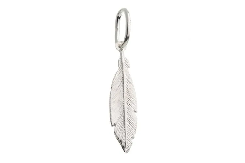 Anhänger Feder, klein - 925 Silber