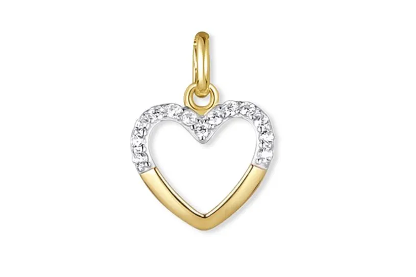 Anhänger Herz mit Zirkonia SJR - 333 Gold