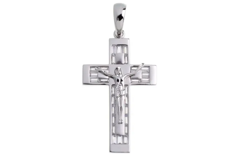 Anhänger Kreuz - 925 Silber Meiy02