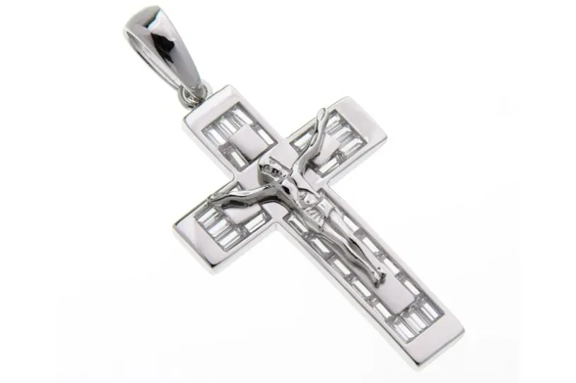 Anhänger Kreuz - 925 Silber Meiy02