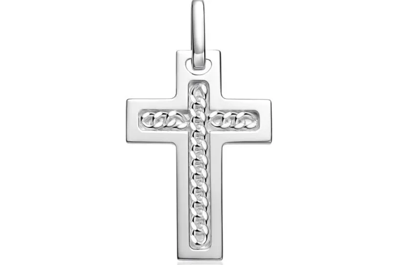 Anhänger Kreuz 163MG06 - 925 Silber