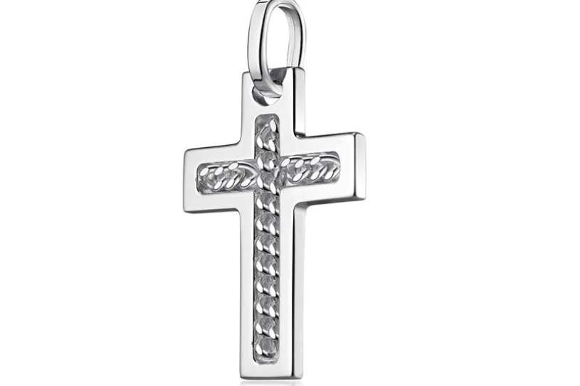 Anhänger Kreuz 163MG06 - 925 Silber