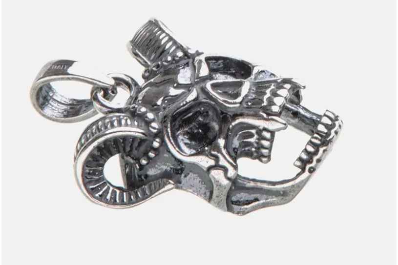 Anhänger Skull, Totenkopf, 072LU593 - 925 Silber 072LU593