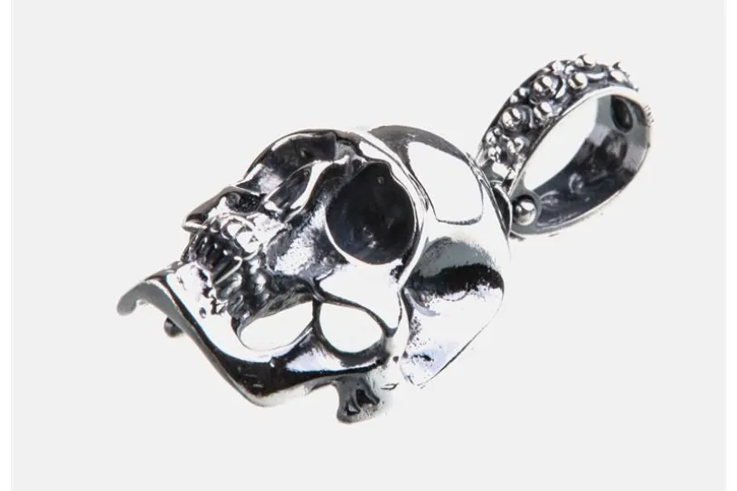 Anhänger Skull, Totenkopf,072LU594 - 925 Silber 072LU594