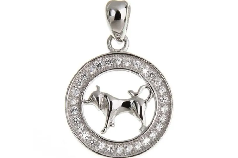Anhänger Sternzeichen - 925 Silber -Stier-