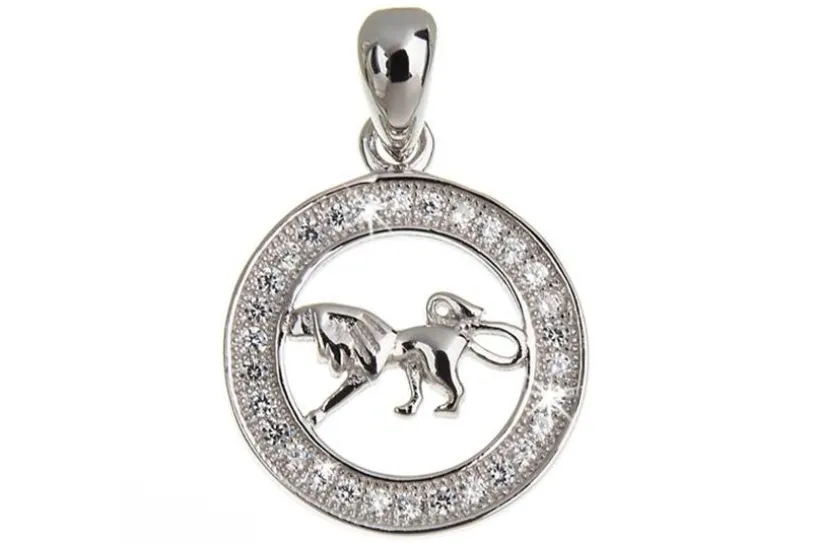 Anhänger Sternzeichen - 925 Silber -Löwe-