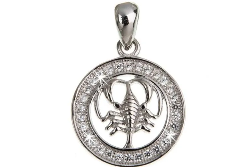 Anhänger Sternzeichen - 925 Silber -Krebs-