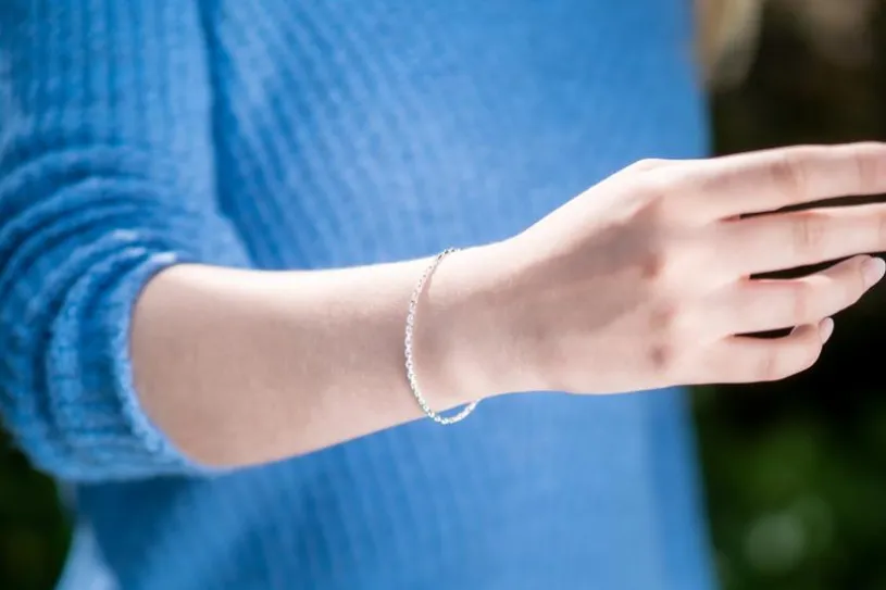 Ankerkette Armband 2mm - 925 Silber