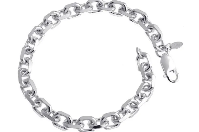 Ankerkette Armband 6,5mm - 925 Silber