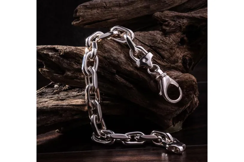 Ankerkette Armband 10mm - 925 Silber