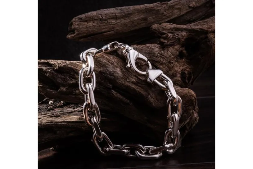 Ankerkette Armband 12mm - 925 Silber