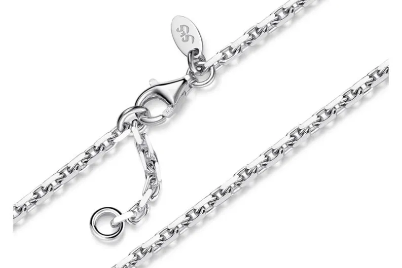 Ankerkette Fußkette 2mm - 925 Silber 925 Silber