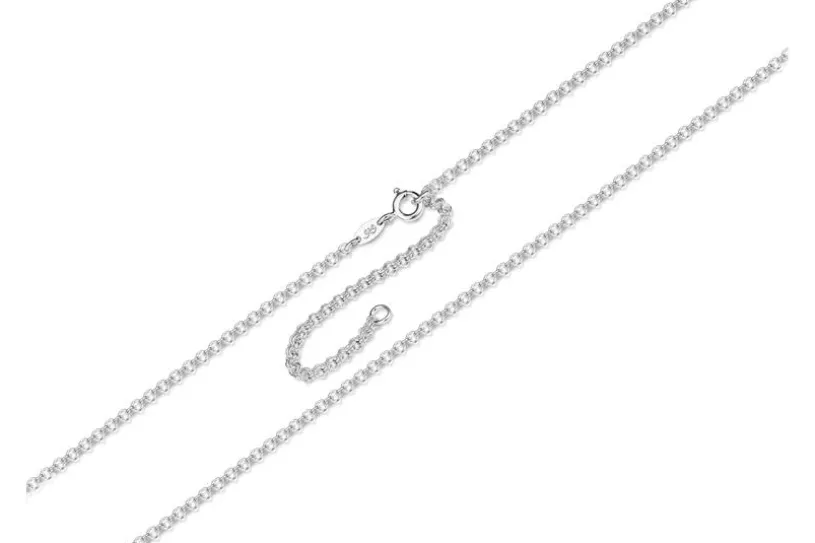 Bauchkette Doppelerbse 2,4mm- 925 Silber