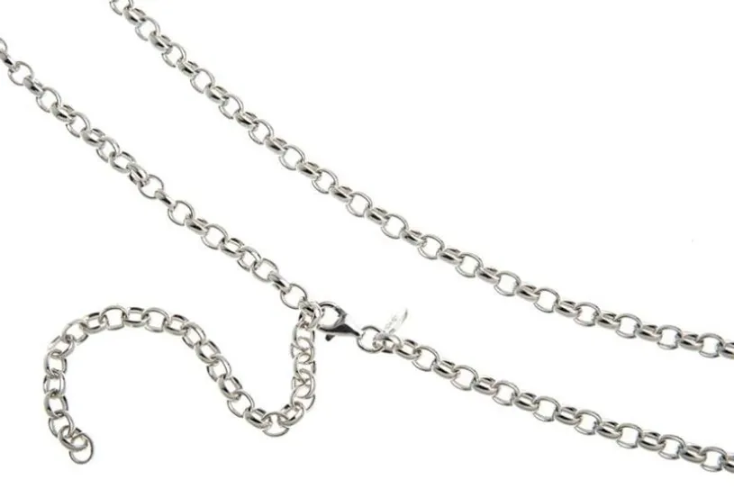 Bauchkette Erbskette 4mm - 925 Silber