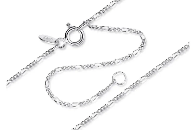 Bauchkette Figaro 1,4mm - 925 Silber