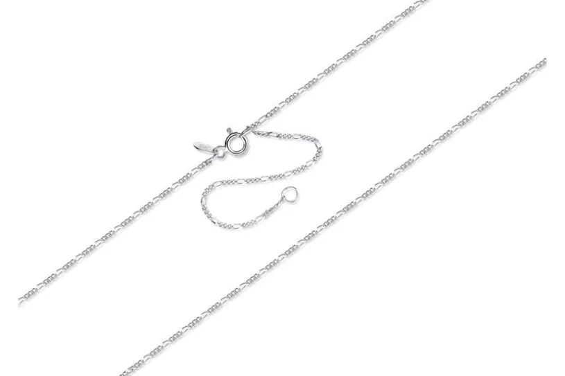 Bauchkette Figaro 1,4mm - 925 Silber