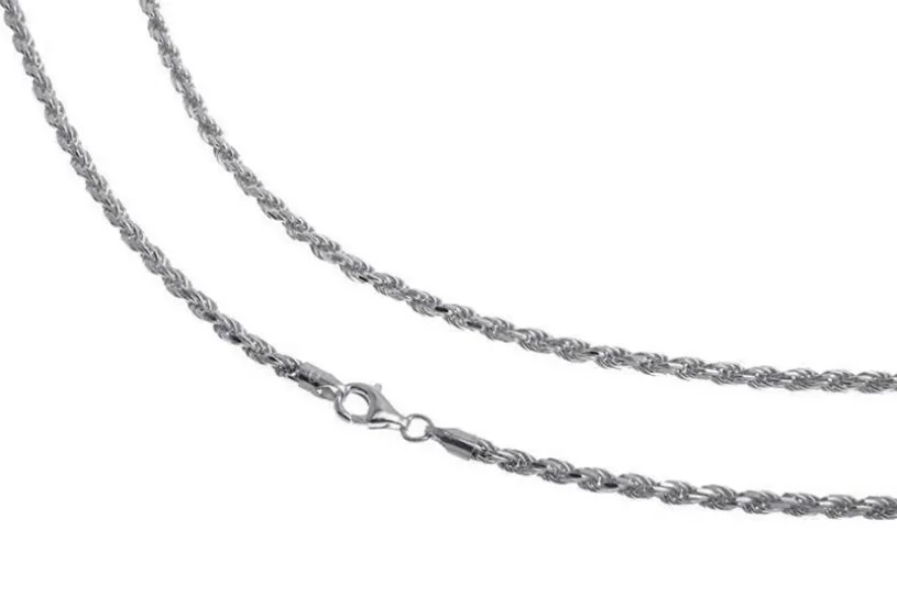 Bauchkette Kordel 3mm - 925 Silber