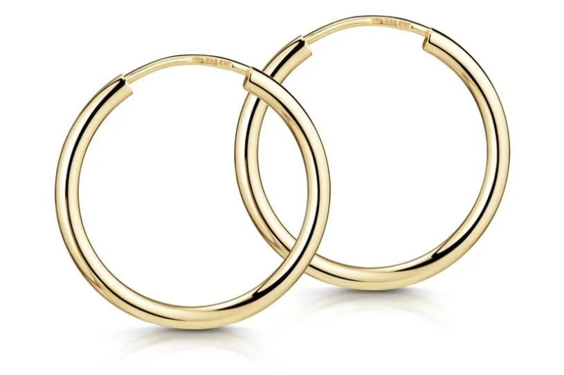 Creolen, Durchmesser 20mm  - echt 333 Gold 20mm