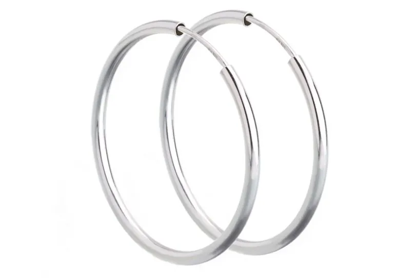 Creolen, Durchmesser wählbar von 20-100mm,  925 Silber = 30mm