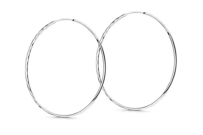 Creolen, Durchmesser wählbar von 40-80mm,  925 Silber = 60mm