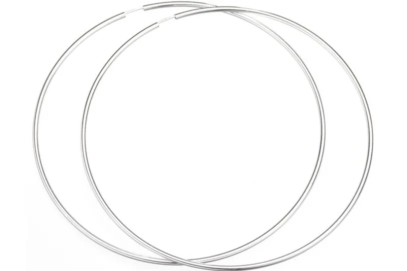 Creolen, Durchmesser wählbar von 20-100mm,  925 Silber = 100mm