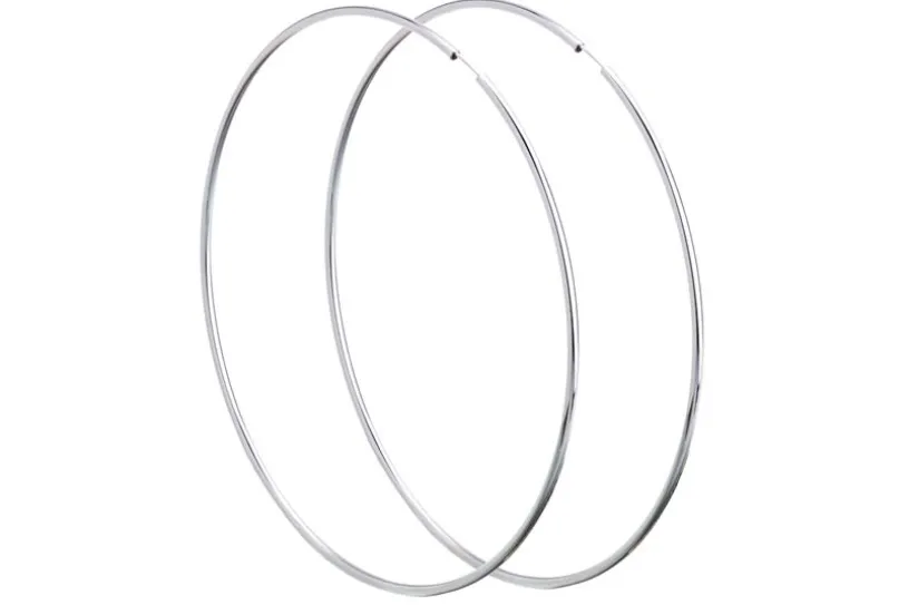 Creolen, Durchmesser wählbar von 20-100mm,  925 Silber = 100mm