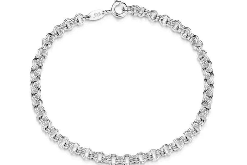 Doppelerbskette Armband 3,6mm - 925 Silber