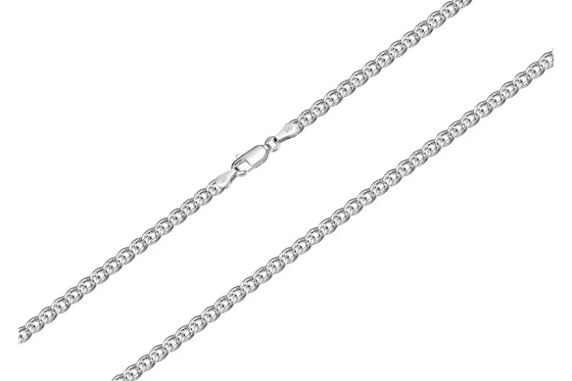 Doppelpanzerkette 3,5mm - 925 Silber