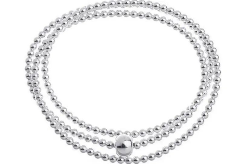Elastic Elements Armband 3fach - 925 Silber 925 Silber