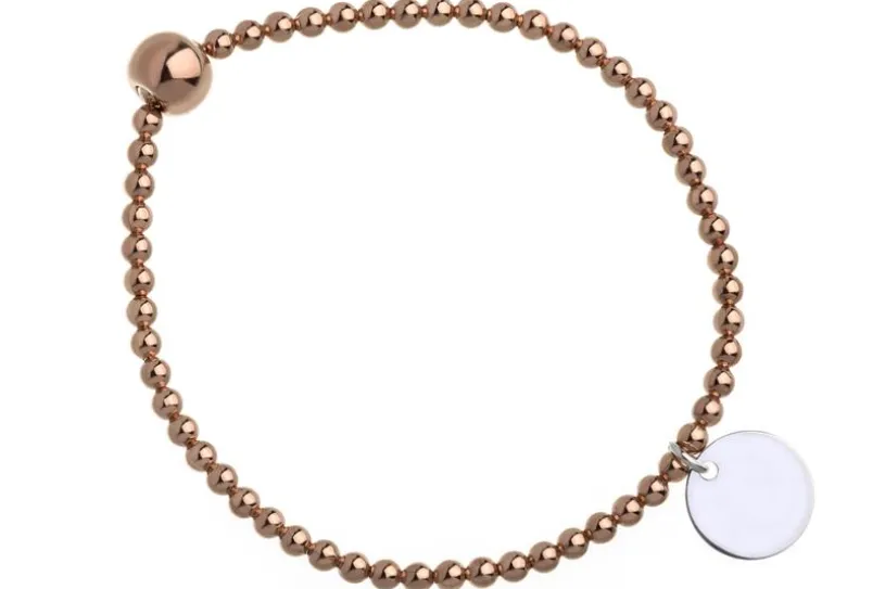 Elastic Elements Armband II - 925 Silber, rosé