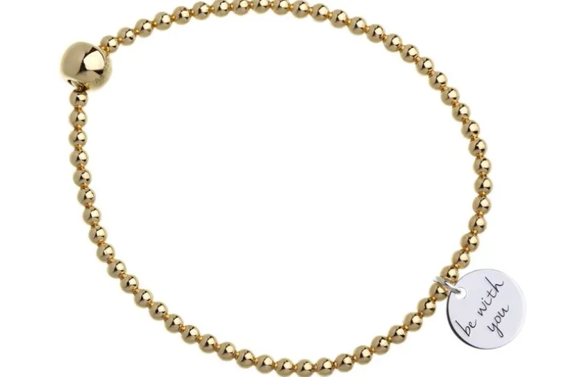 Elastic Elements Armband II - 925 Silber, vergoldet