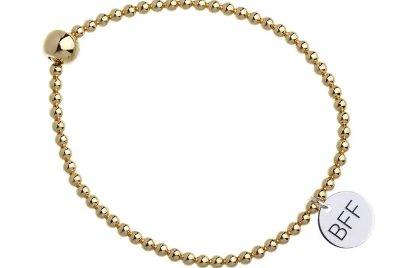 Elastic Elements Armband II - 925 Silber, vergoldet