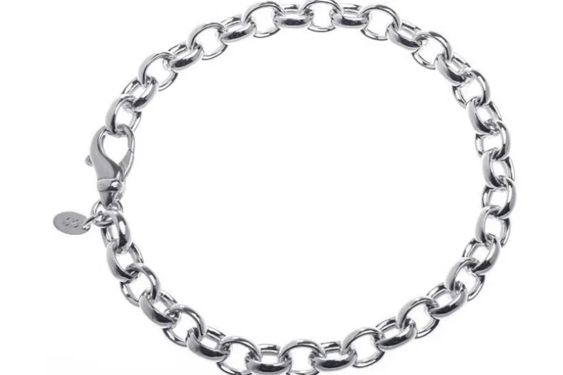 Erbskette Armband 7mm - 925 Silber