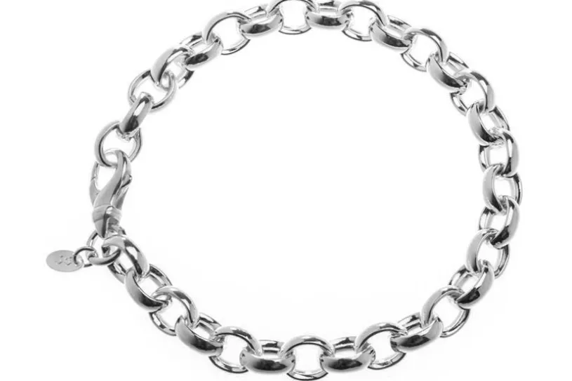 Erbskette Armband 8,2mm - 925 Silber