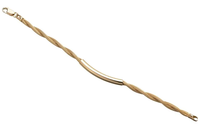 Fashion Armband - 925 Silber, vergoldet GOL187