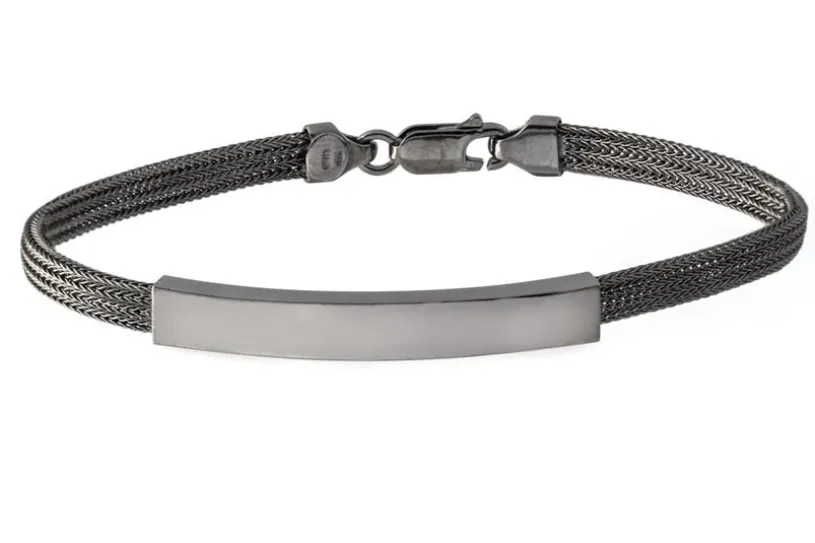 Fashion Armband - 925 Silber, Ruthenium RUT186