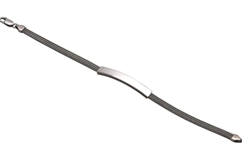 Fashion Armband - 925 Silber, Ruthenium RUT186