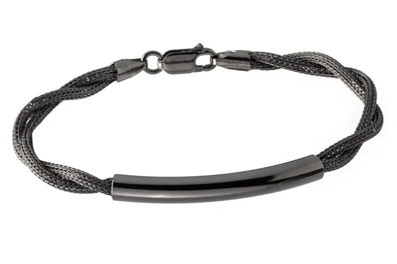 Fashion Armband - 925 Silber, Ruthenium RUT187