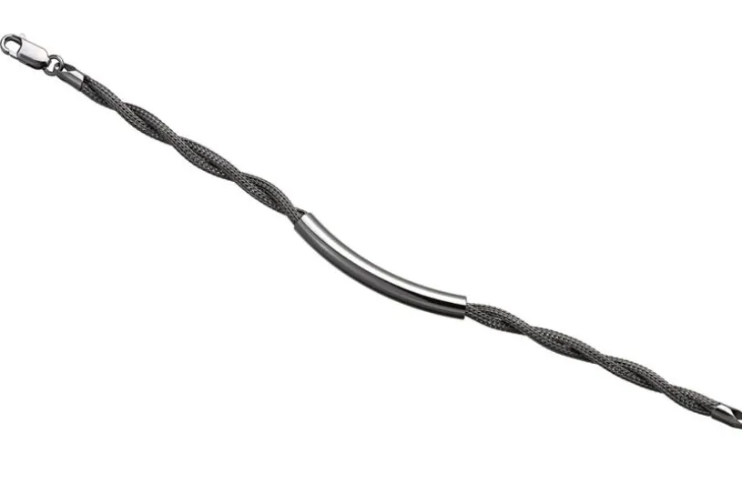 Fashion Armband - 925 Silber, Ruthenium RUT187
