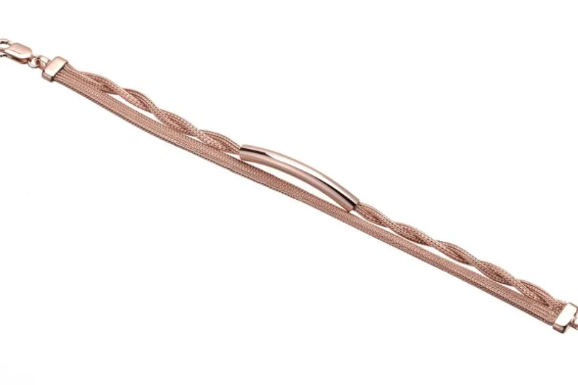 Fashion Armband - 925 Silber, rosé vergoldet ROS189