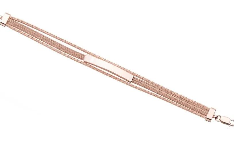 Fashion Armband - 925 Silber, rosé vergoldet ROS188