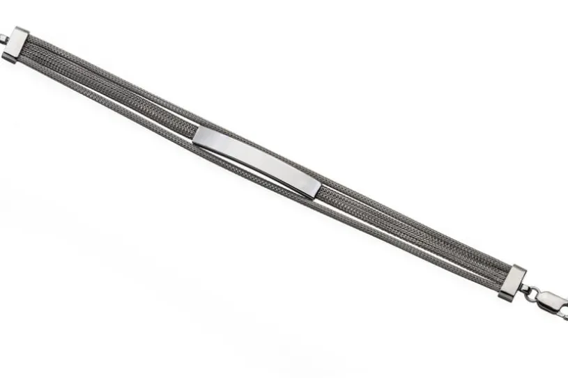 Fashion Armband - 925 Silber, Ruthenium RUT188