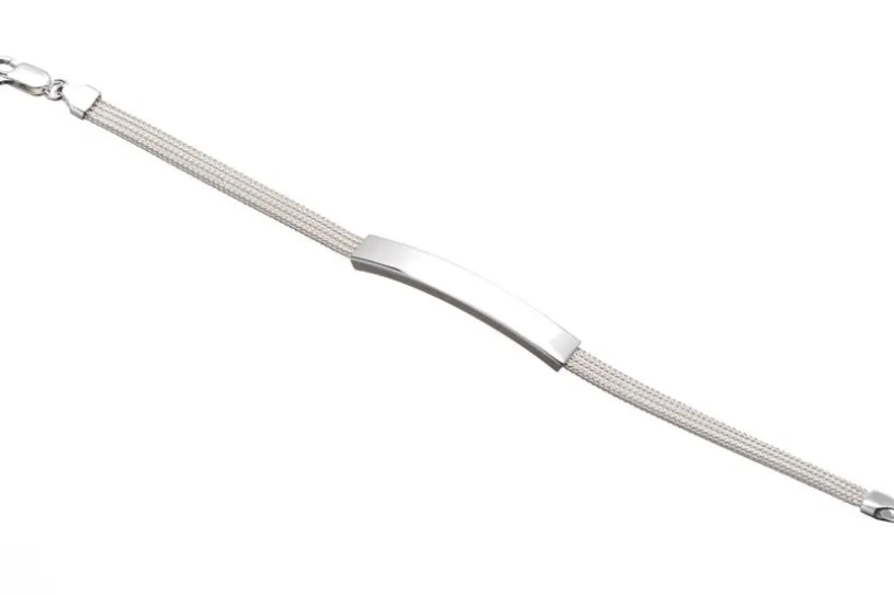 Fashion Gravurarmband - 925 Silber SIL186