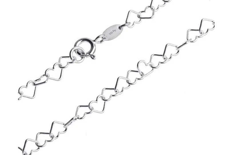 Fashion Line Armband Herzen - 925 Silber
