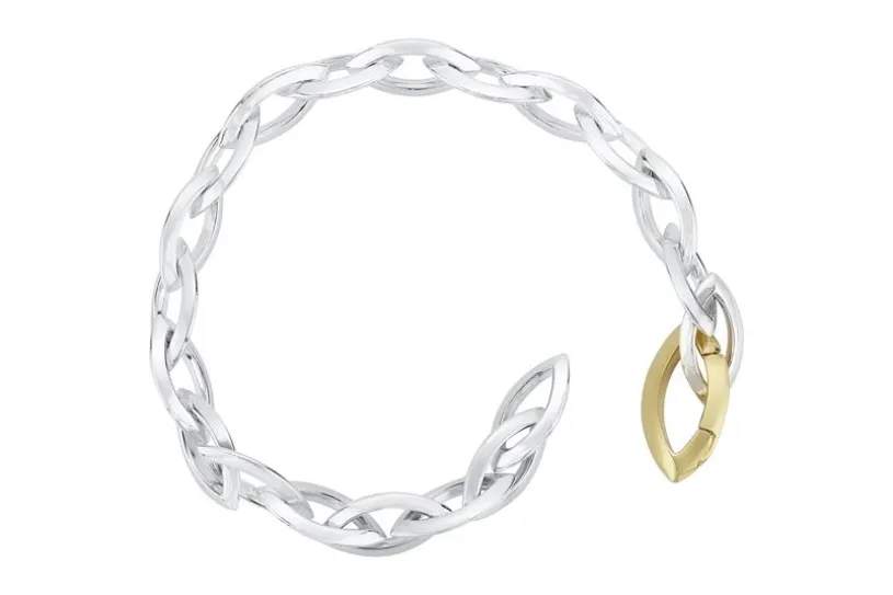 Fashion Line Armband Navette 7,4mm - 925 Silber