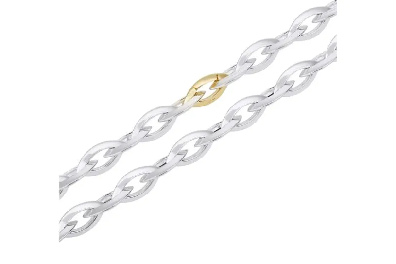 Fashion Line Armband Navette 10,2mm - 925 Silber
